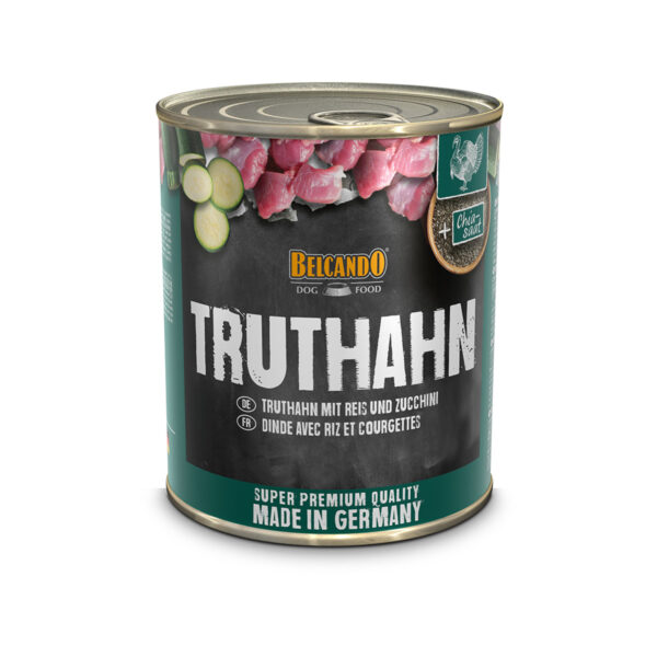 Boites Belcando 800 G Dinde Avec Riz Et Courgette