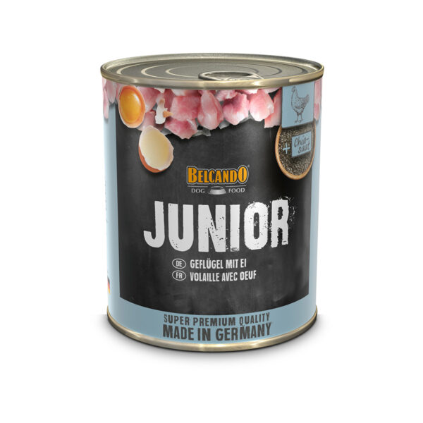 Boites Belcando 800 G Junior Volaille Avec Oeuf