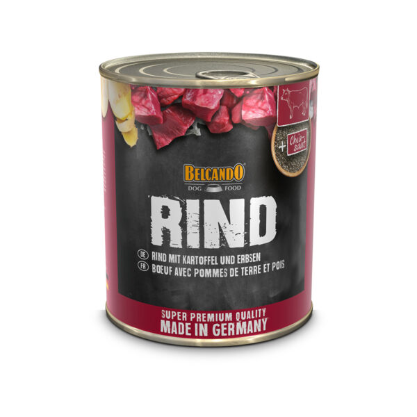 Boites Belcando 800 G Boeuf Avec Pomme De Terre Et Petit Pois