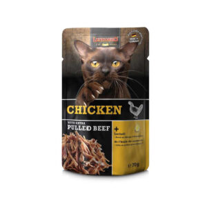 Sachets Leonardo 70 G Poulet Extra Pulled Beef