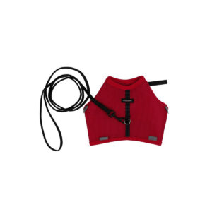 Wouapy Harnais Soft Chat Rouge