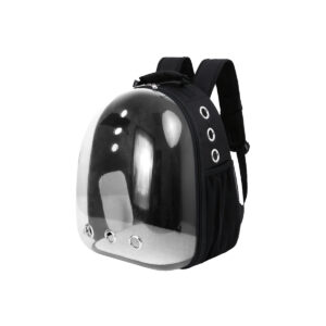 Sac A Dos Transparent Noir 31x28x42 Cm