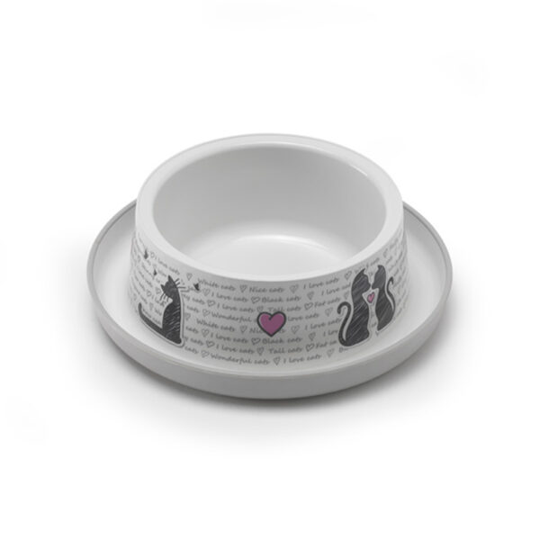 Trendy Dinner 350 Ml White Cat's In Lov