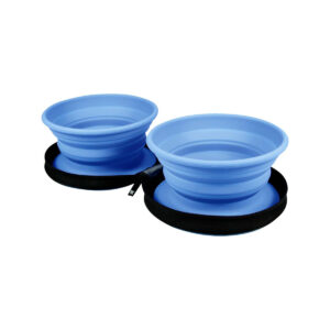 Kiwi Gamelle Pliable 2 X 350 Ml Bleu
